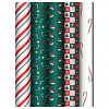 фото Упаковочная бумага глянц. 70*100см, MESHU "Christmas pattern", 80г/м2, ассорти 5 дизайнов