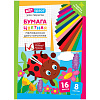 фото Цветная бумага мелованная А4, ArtSpace, двустор., 8л., 16цв., "Божья коровка"