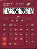 фото Калькулятор 12 разр. Skainer настольный двойное питание красный (аналог Casio GR-12 )