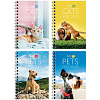 фото Записная книжка А6 80л. на гребне "Животные. My pets"