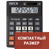 фото Калькулятор настольный STAFF PLUS STF-222, КОМПАКТНЫЙ (138x103 мм), 8 разрядов, двойное питание