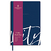 фото Записная книжка А5 80л. ЛАЙТ, кожзам, Greenwich Line "Utility. Dark blue", тон. блок, цв. срез