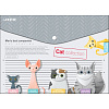 фото Конверт на кнопке с рисунком А4 Cat Collection 0,15мм,deVENTE