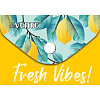 фото Конверт на кнопке А7 0,15мк Fresh vibes", непрозр. с рисунком
